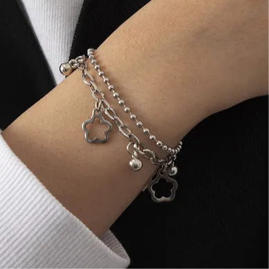 Pulsera Flor de Maga – Estilo Urbano en Acero Inoxidable